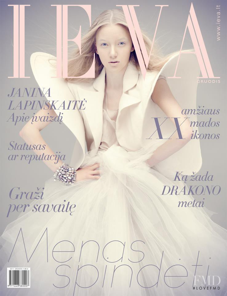 Karolina Toleikyte featured on the Ieva cover from December 2011