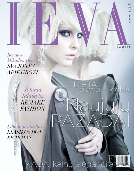 Egle Terekaite featured on the Ieva cover from January 2011