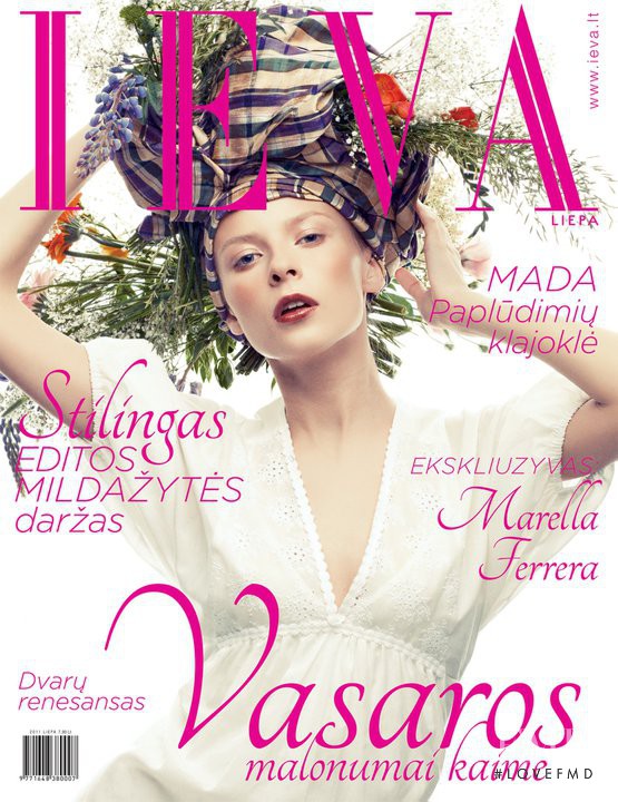 Irena Paliokaite featured on the Ieva cover from July 2011