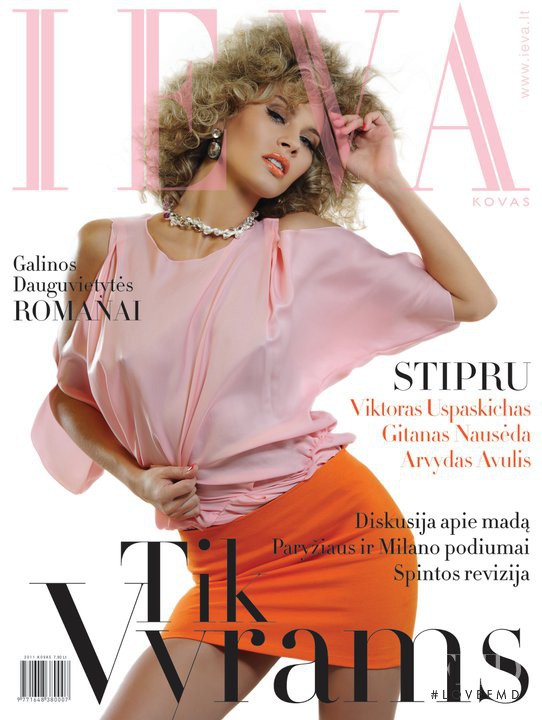 Simona Starkute featured on the Ieva cover from March 2011