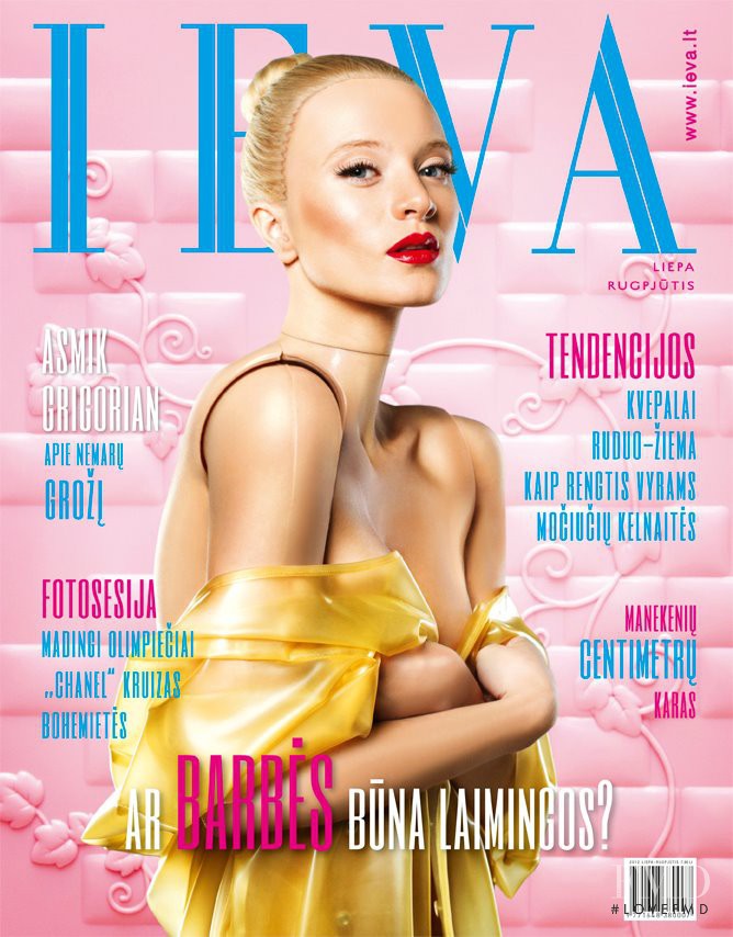 Kristina Lusaite featured on the Ieva cover from July 2012