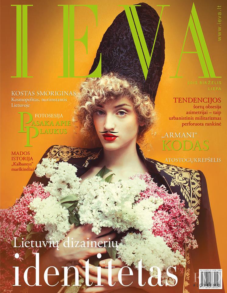 Migle Meskaite featured on the Ieva cover from June 2013