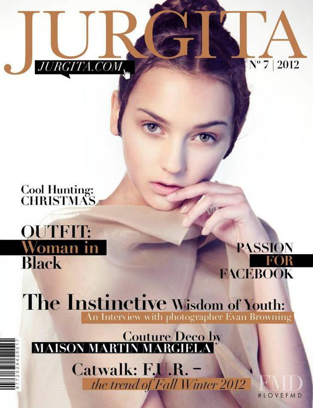 Auste Miglinskaite featured on the Jurgita cover from December 2012