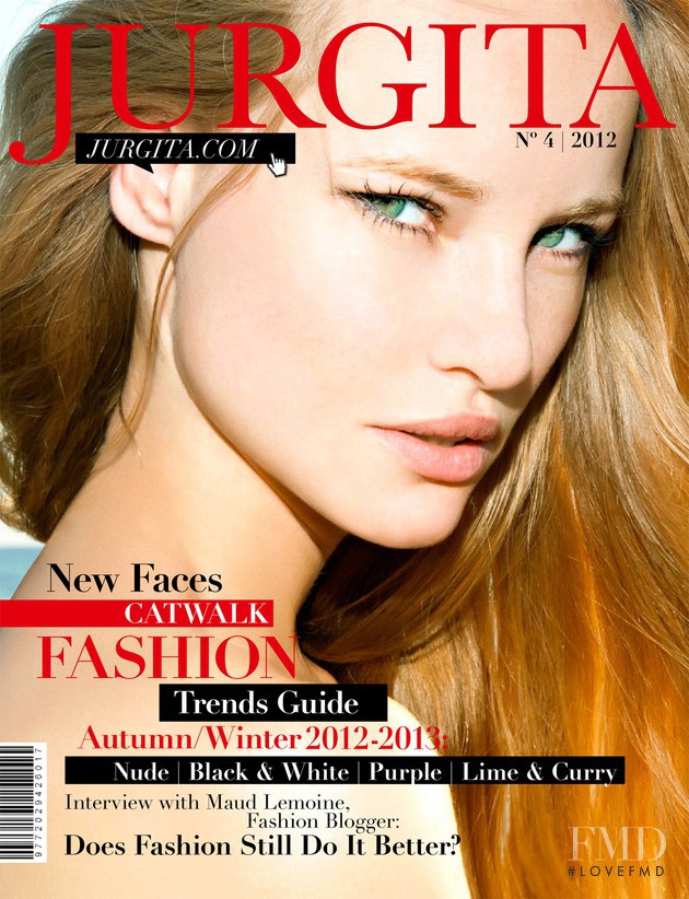 Ugne Eniulaityte featured on the Jurgita cover from September 2012