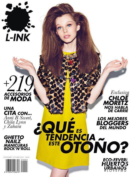 Agnieszka Pulapa featured on the L-ink cover from September 2012