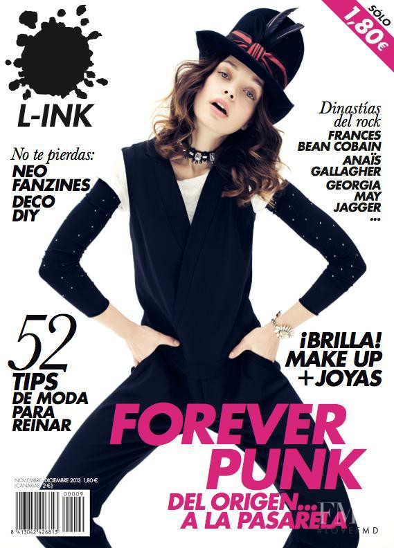Becca Breymas featured on the L-ink cover from November 2013
