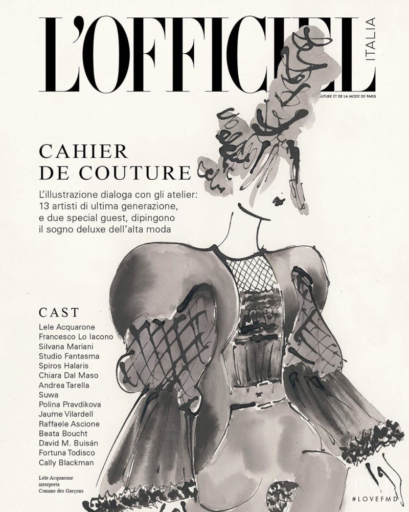  featured on the L\'Officiel Italy cover from June 2019
