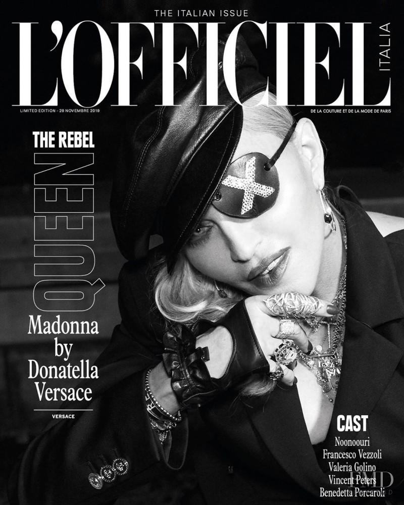 Madonna featured on the L\'Officiel Italy cover from November 2019