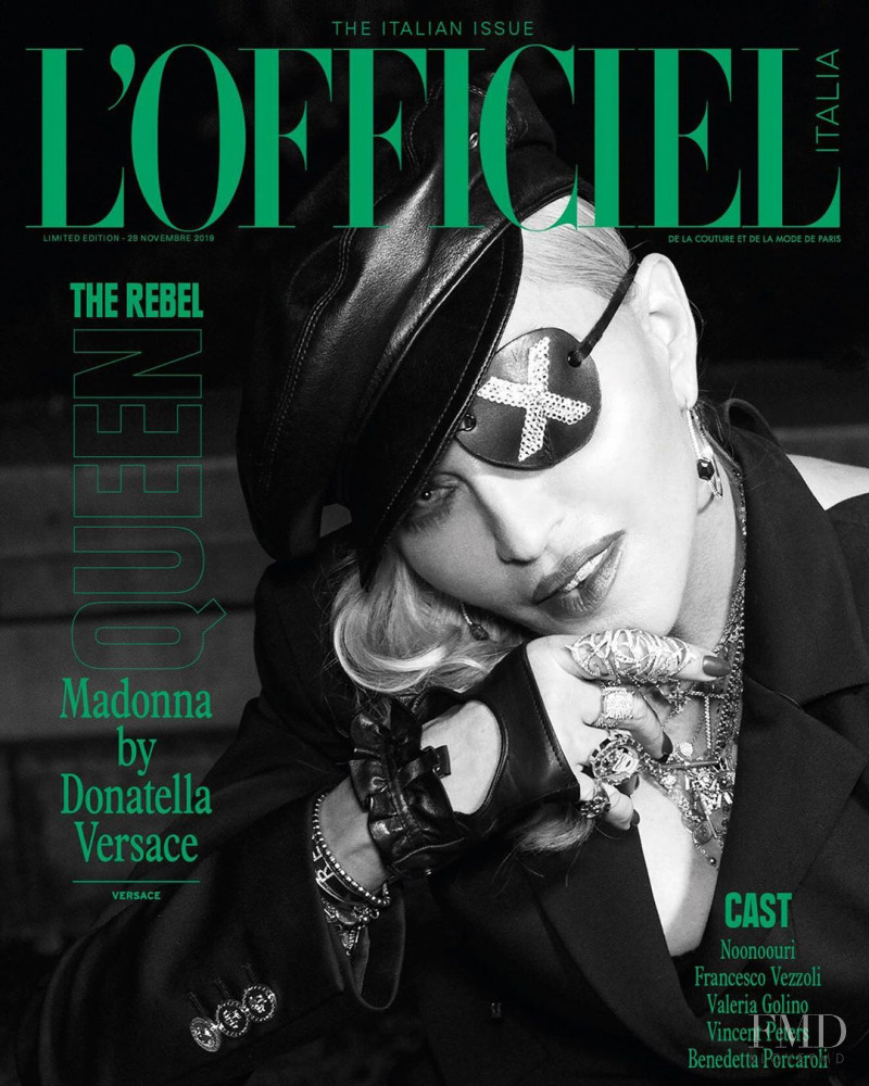 Madonna featured on the L\'Officiel Italy cover from November 2019