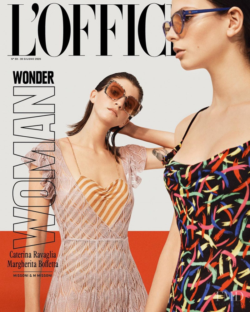 Caterina Ravaglia, Margherita Boffetta featured on the L\'Officiel Italy cover from June 2020