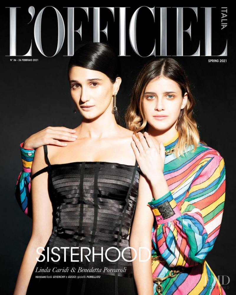 Linda Caridi, Benedetta Porcaroli featured on the L\'Officiel Italy cover from March 2021