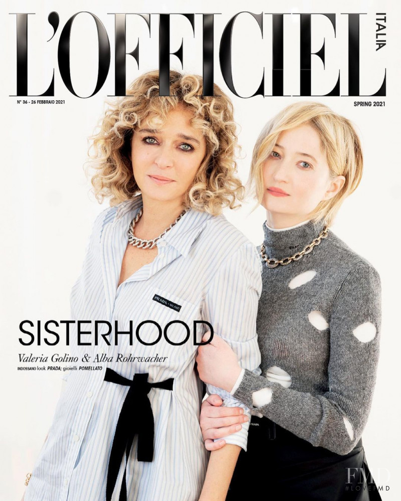 Valeria Golino, Alba Rohrwacher featured on the L\'Officiel Italy cover from March 2021
