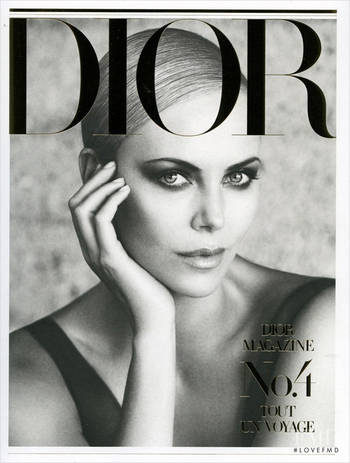 Charlize Theron featured on the Dior Mag cover from December 2013