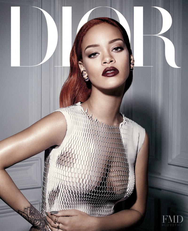 Rihanna featured on the Dior Mag cover from September 2015