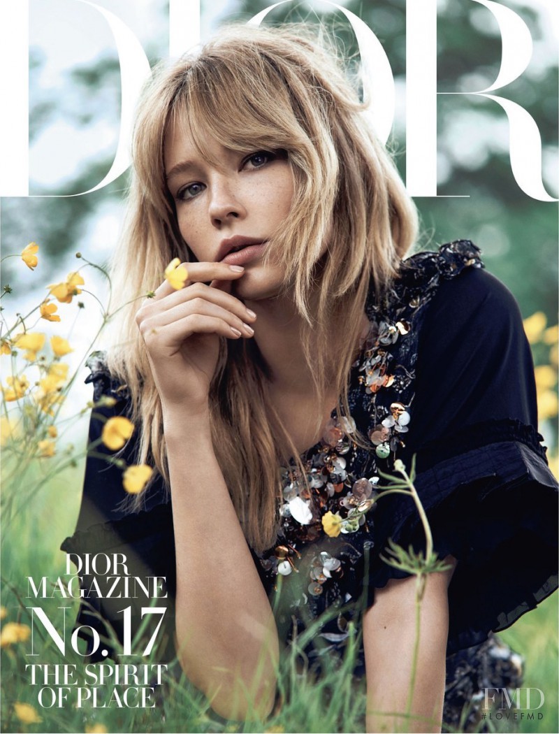 Haley Bennett  featured on the Dior Mag cover from December 2016