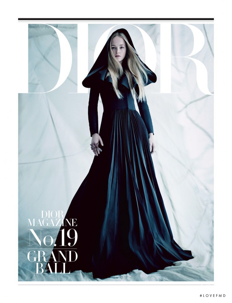Jean Campbell featured on the Dior Mag cover from June 2017