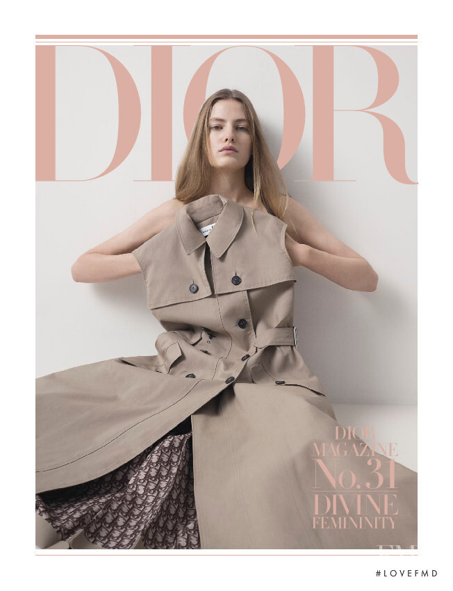 Felice Noordhoff featured on the Dior Mag cover from August 2020