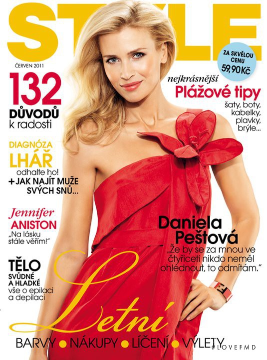 Daniela Pestova featured on the Style cover from June 2011