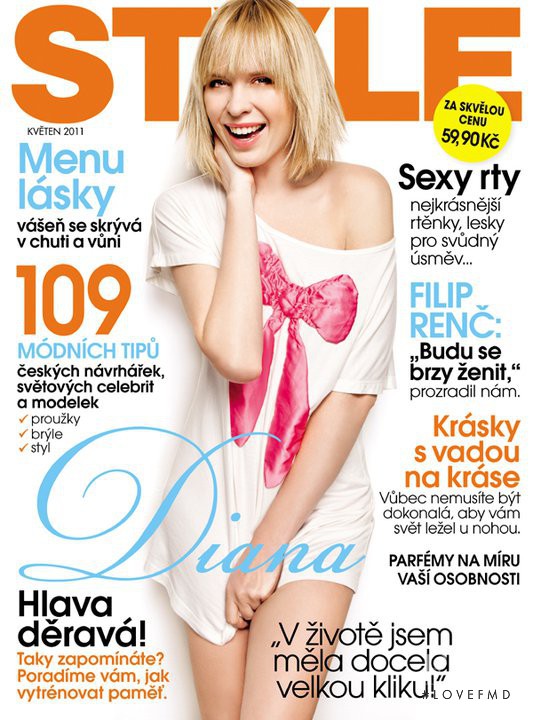 Diana featured on the Style cover from May 2011