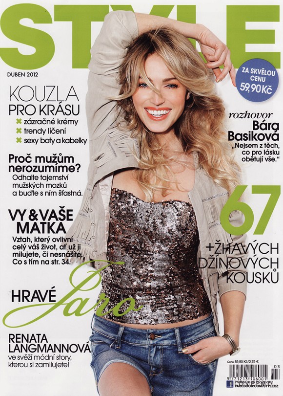 Renata Langmanova featured on the Style cover from April 2012