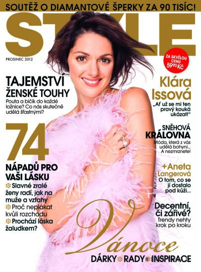 Klara Issova featured on the Style cover from December 2012