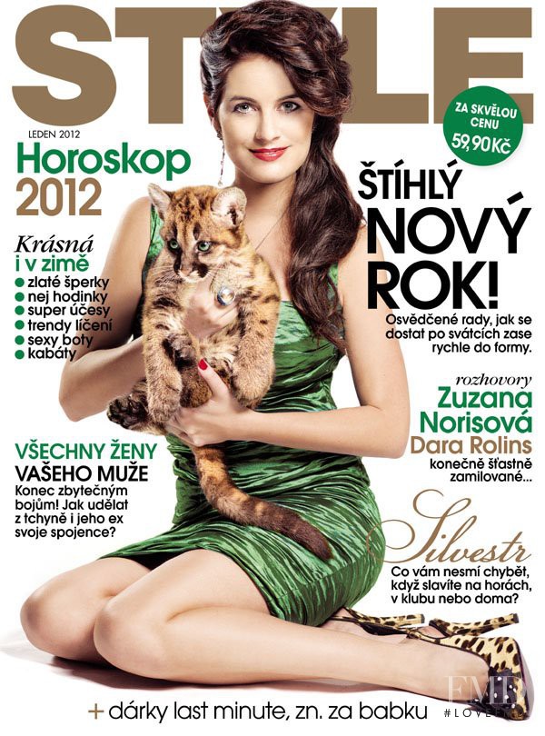 Zuzana Norisová featured on the Style cover from January 2012