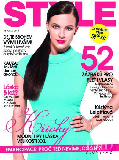 Kristyna Leichtova featured on the Style cover from November 2012