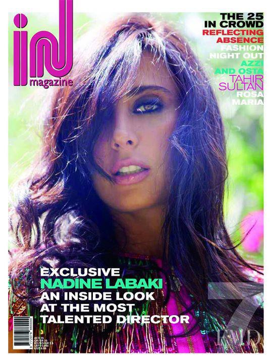 Nadine Labaki featured on the IN Magazine cover from September 2011