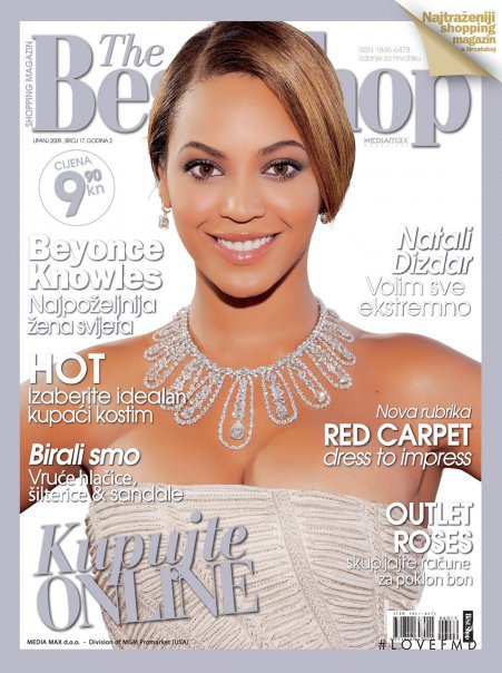 Beyonce Knowles featured on the The Best Shop Croatia cover from June 2009