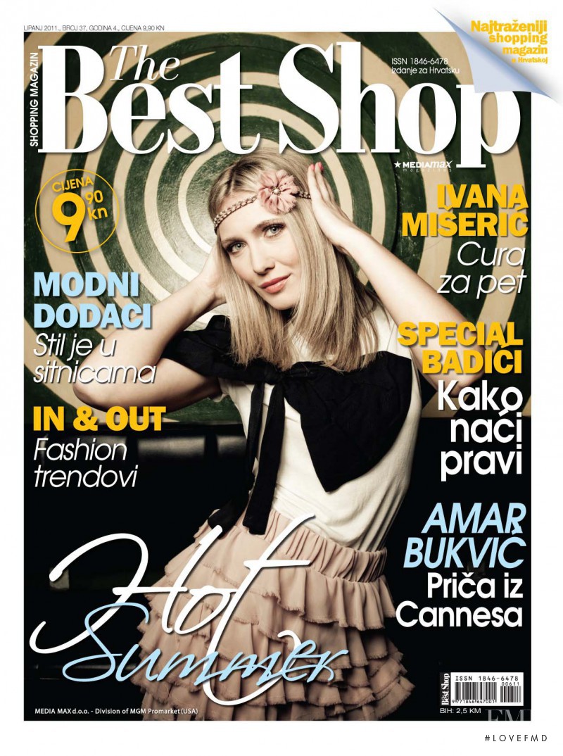 Ivana Miseric featured on the The Best Shop Croatia cover from June 2011