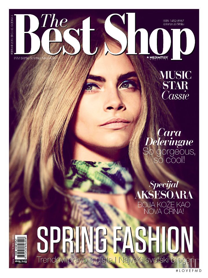 Cara Delevingne featured on the The Best Shop Serbia cover from February 2013