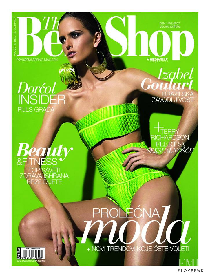 Izabel Goulart featured on the The Best Shop Serbia cover from May 2014