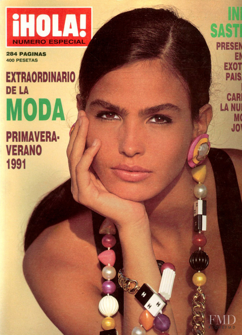 Ines Sastre featured on the Hola! Pret a Porter cover from February 1991