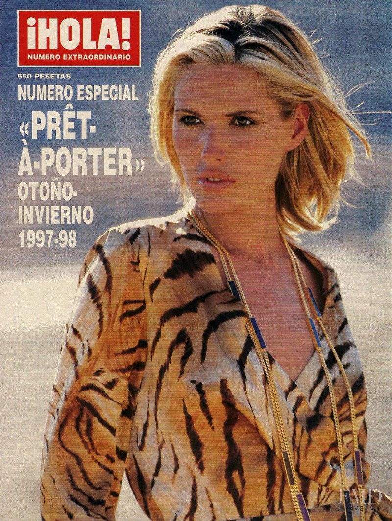 Judit Masco featured on the Hola! Pret a Porter cover from September 1997