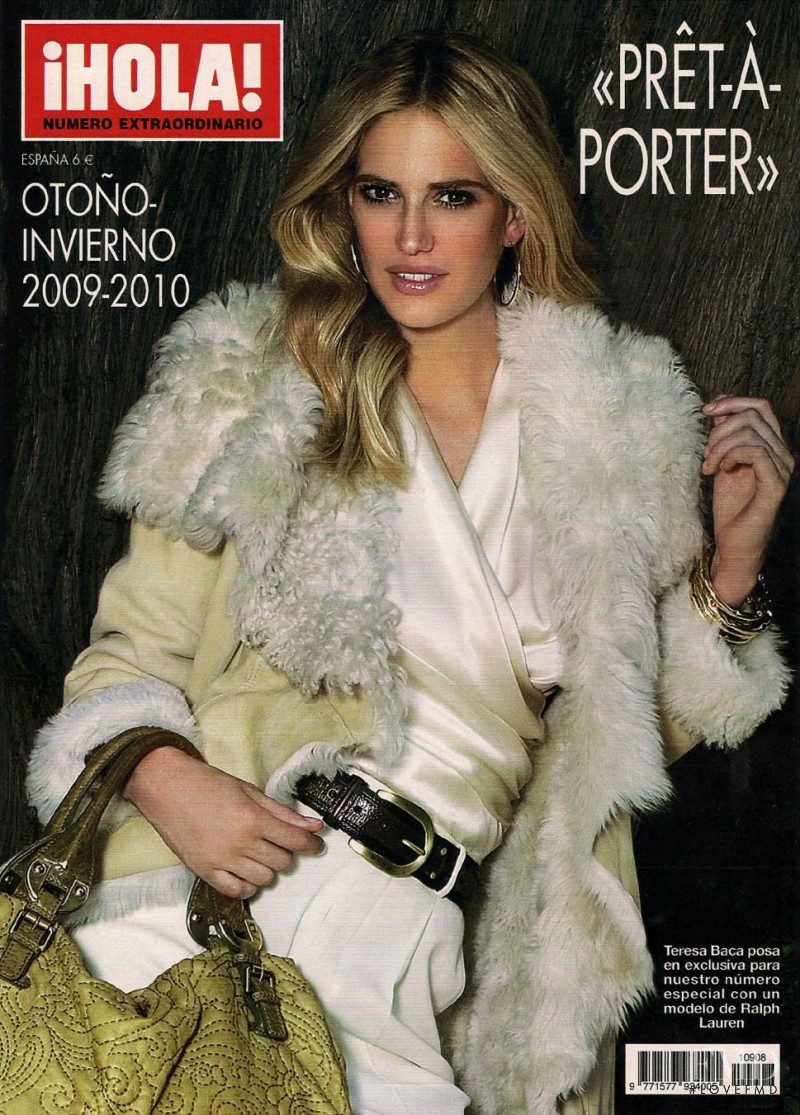 Teresa Astolfi featured on the Hola! Pret a Porter cover from September 2009