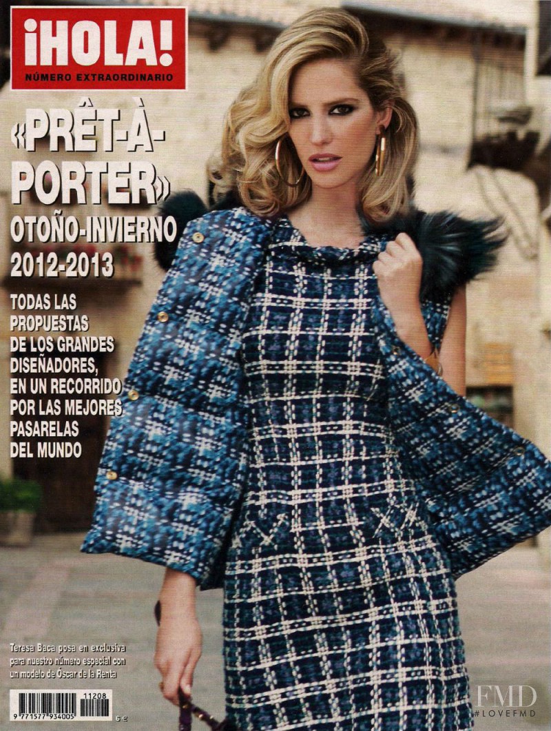 Teresa Astolfi featured on the Hola! Pret a Porter cover from September 2012