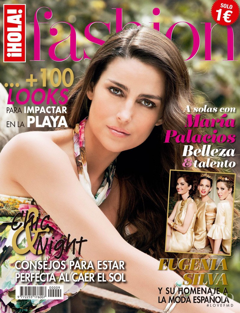 María Palacios featured on the Hola! Fashion cover from June 2013