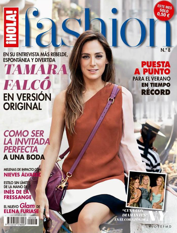 Tamara Falcó featured on the Hola! Fashion cover from May 2013