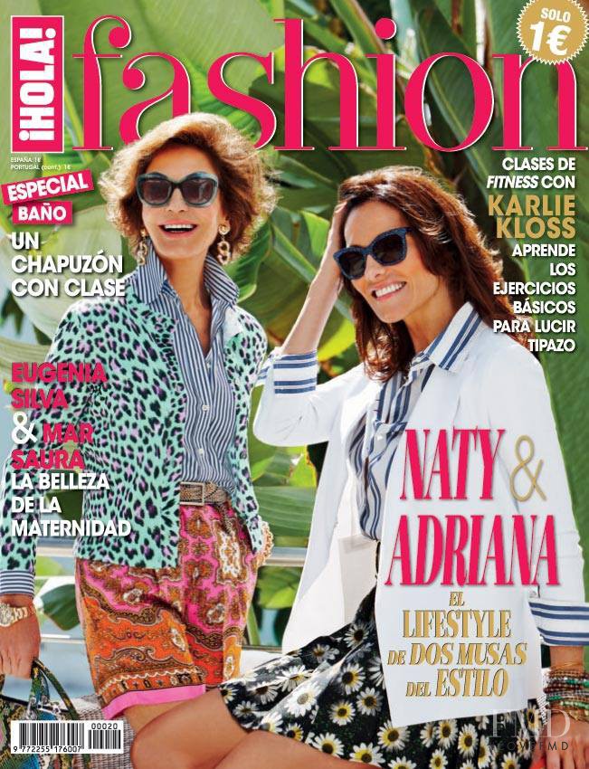 Naty Abascal featured on the Hola! Fashion cover from May 2014