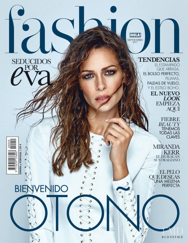 Eva Gonzalez featured on the Hola! Fashion cover from September 2017