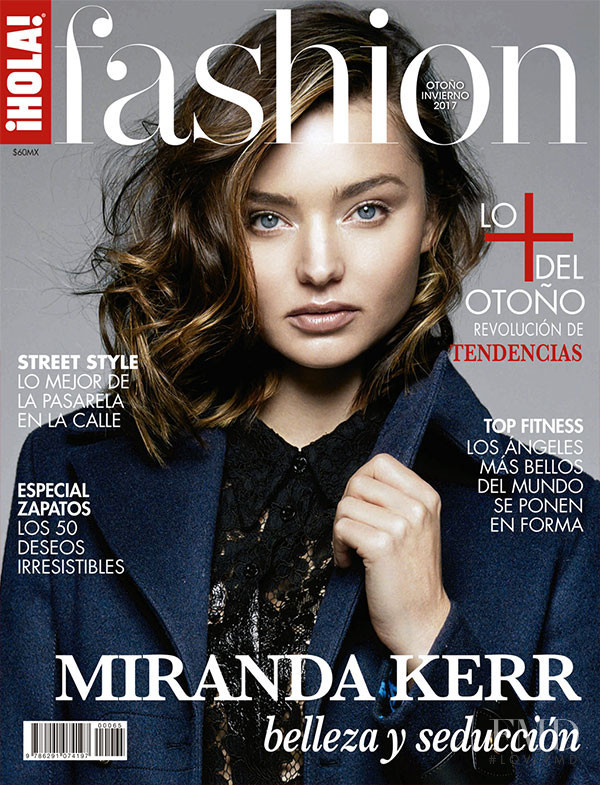 Miranda Kerr featured on the Hola! Fashion cover from September 2017