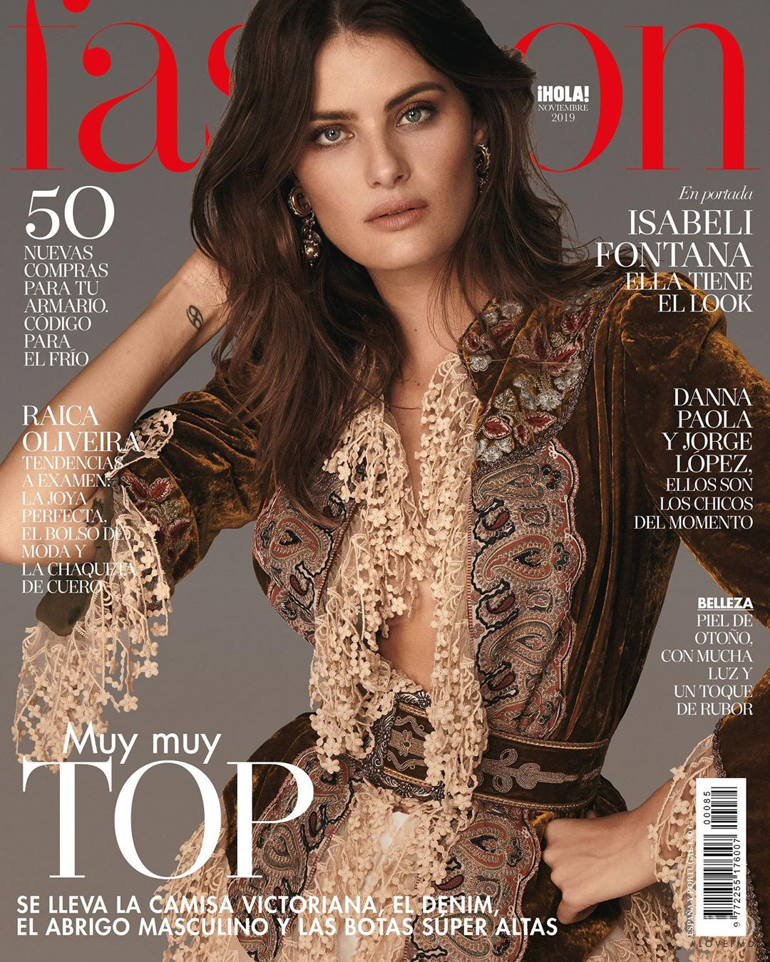 Cover of Hola! Fashion with Isabeli Fontana, November 2019 (ID:53053)|  Magazines | The FMD