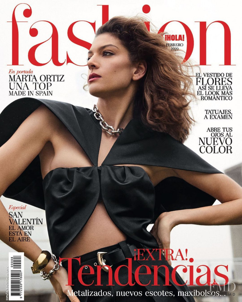 Marta Ortiz featured on the Hola! Fashion cover from February 2020