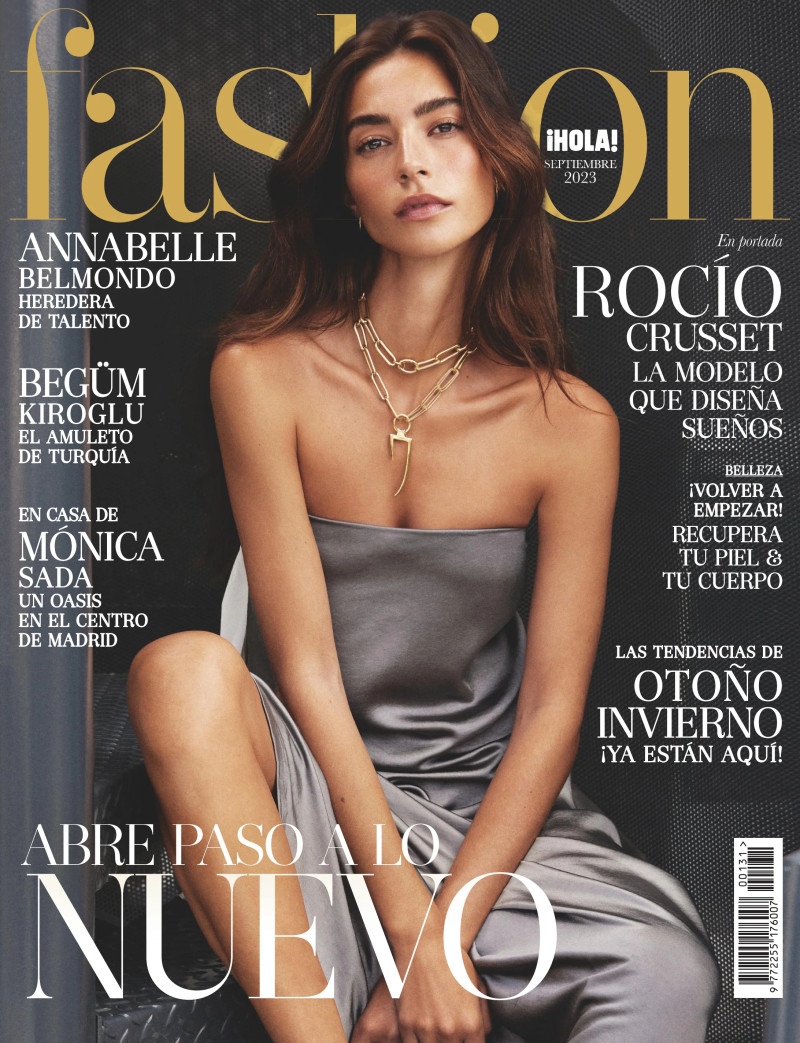 Rocio Crusset featured on the Hola! Fashion cover from September 2023