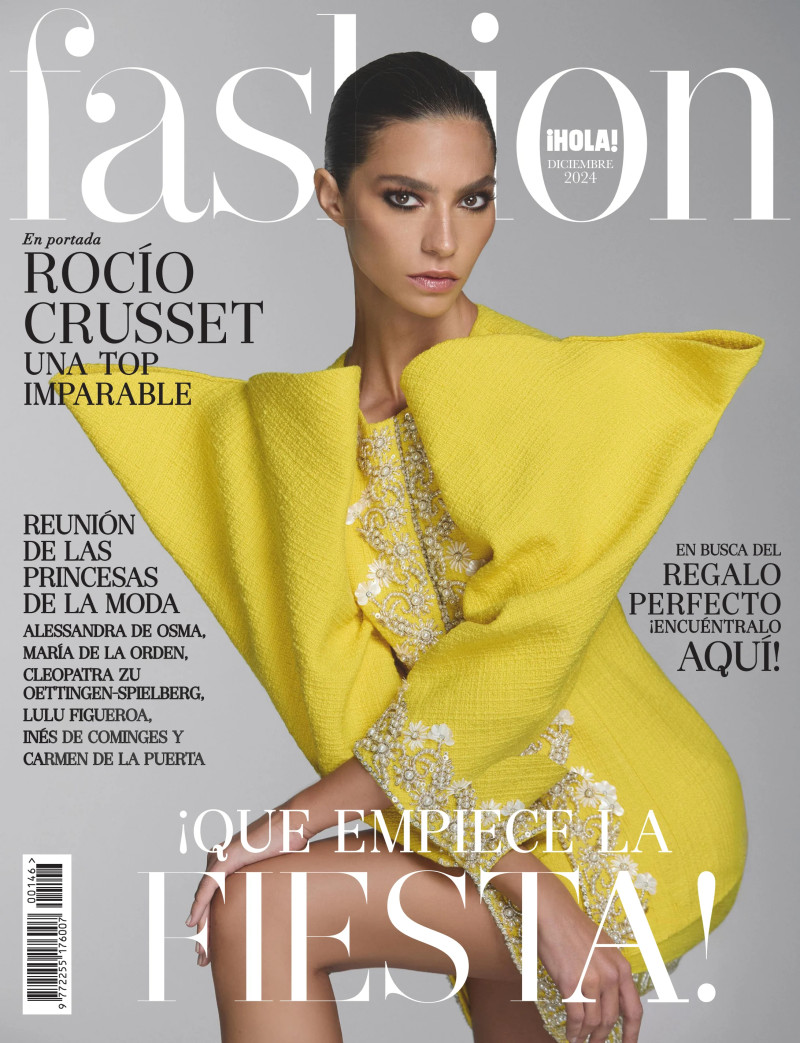 Rocio Crusset featured on the Hola! Fashion cover from December 2024