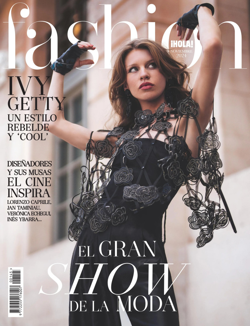 Ivy Getty featured on the Hola! Fashion cover from November 2024