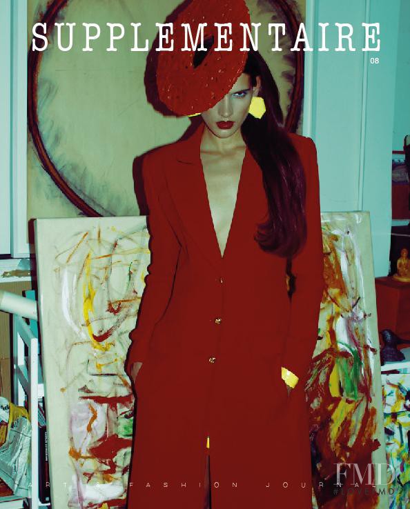 Natalia Oberhanss featured on the Supplementaire Art & Fashion Journal cover from July 2012