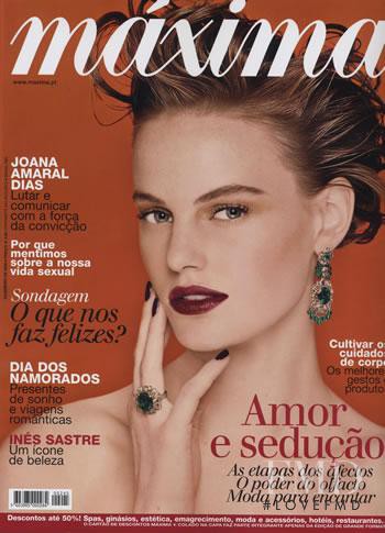  featured on the Máxima Portugal cover from February 2008