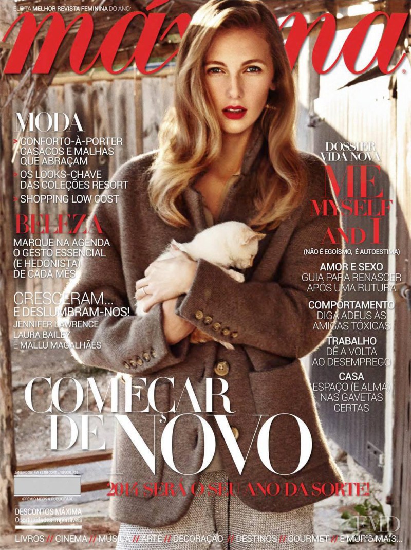 Margita Zuchova featured on the Máxima Portugal cover from January 2014