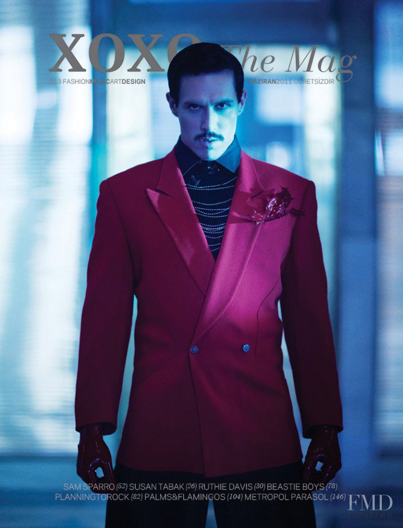 Sam Sparro featured on the XOXO The Mag cover from June 2011
